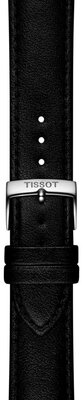 Skórzany pasek Tissot T852.050.321 20mm, czarny, vegan, Quick Release