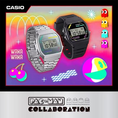 Casio Vintage A168WEPC-7AER PAC-MAN Collaboration
