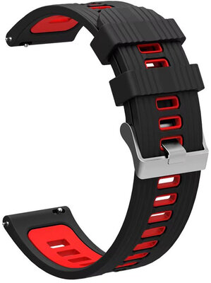 Silikonowy pasek Ricardo 22mm (pro Garmin Fenix 8/7/6 (47mm), Epix 2 aj.), czarny V1, Quick Release