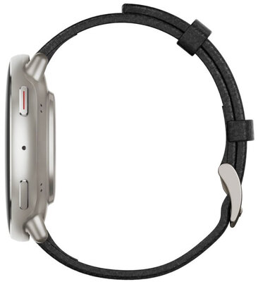 Amazfit Active 2 Premium (Round) Black Leather (+ pasek zapasowy)