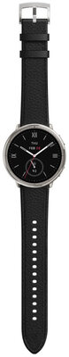 Amazfit Active 2 Premium (Round) Black Leather (+ pasek zapasowy)