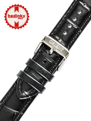Skórzany pasek Orient UL020018J0 20mm (do modelu RA-AP01), czarny