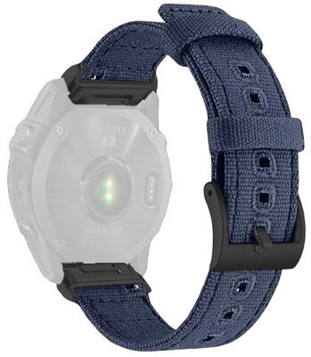 Nylonowy pasek Ricardo 26mm (pro Garmin Fenix 8/7X/6X (51mm), Tactix aj.), niebieski V3, QuickFit