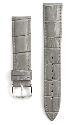 Pasek skórzany Ricardo Andria, szary, Quick Release