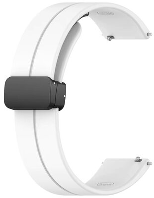 Pasek silikonowy Ricardo 22 mm (do Huawei Watch GT 4, 5), biały, Quick Release