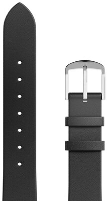Skórzany pasek JVD RBR14C819-LEA-V2 16 mm, czarny