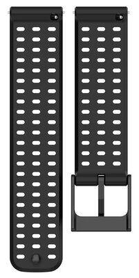 Silikonowy pasek Ricardo 22mm (pro Suunto 9 Peak, Race, Vertical), czarny, Quick Release