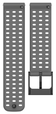 Silikonowy pasek Ricardo 22mm (pro Suunto 9 Peak, Race, Vertical), szary, Quick Release