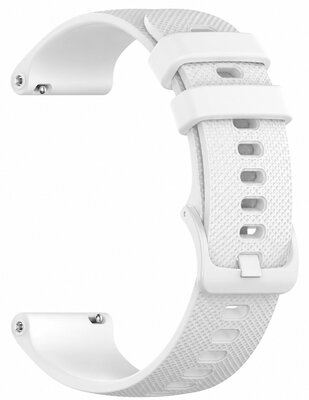 Pasek silikonowy Ricardo Aprica 20mm, Quick Release, White V2