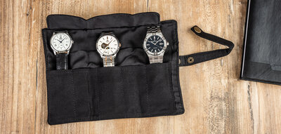 Etui na zegarki Ricardo Gaeta 5pcs, black