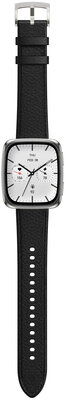Amazfit Active 2 (Square) Black Leather (+ pasek zapasowy)