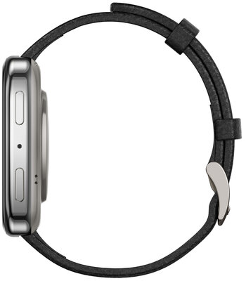 Amazfit Active 2 (Square) Black Leather (+ pasek zapasowy)