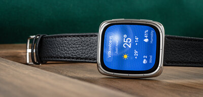 Amazfit Active 2 (Square) Black Leather (+ pasek zapasowy)