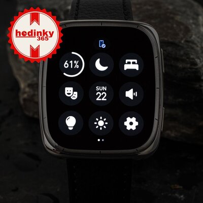 Amazfit Active 2 (Square) Black Leather (+pasek zamienny)