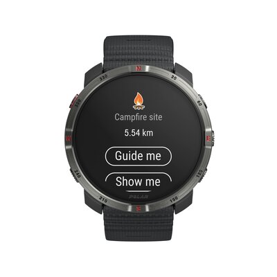 Polar Grit X2 Night Black, rozmiar S-L