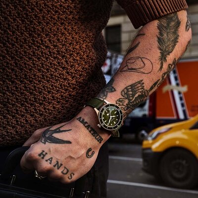 Bulova Archive Series Mil-Ships Automatic 98A324 150th Anniversary Special Edition