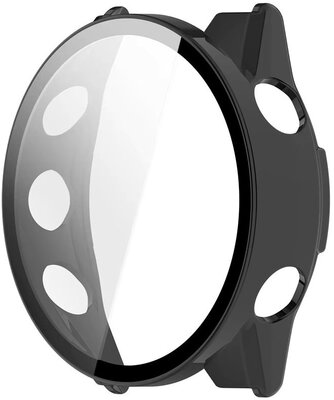 Osłona ochronna (dla Garmin Forerunner 970), plastikowa, czarna + szkło
