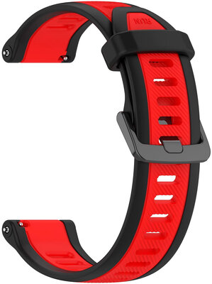 Pasek silikonowy Ricardo 20 mm (Garmin Venu, Venu Sq, Venu Sq 2, Venu 2 plus itp.), czerwony, Quick Release