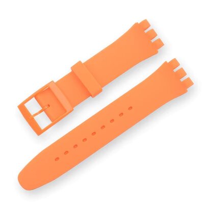 Silikonowy pasek Ricardo (dla Swatch), pomarańczowy