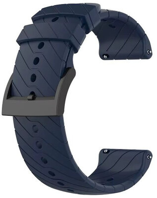 Silikonowy pasek Ricardo 24mm (pro Suunto), niebieski, Quick Release