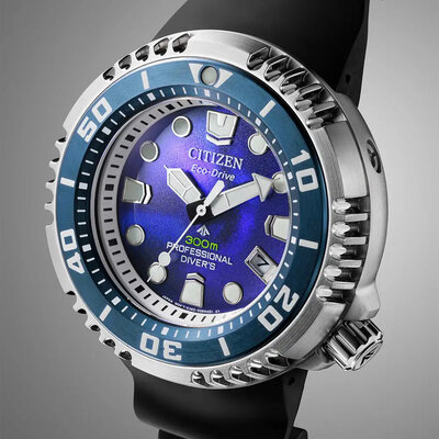 Citizen Promaster Marine Professional Diver Eco-Drive BN1025-08L Unite With Blue Limited Edition 4800pcs (+ przedłużka)