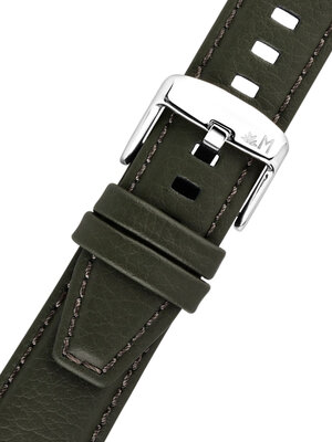 Pasek z eco-skóry Morellato Sanremo 5967432.072 M, zielony