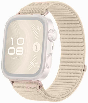 Pasek nylonowy Ricardo Frabosa (do Huawei Watch Fit 3, 4, 4 Pro, 5, 5 Pro), Beige