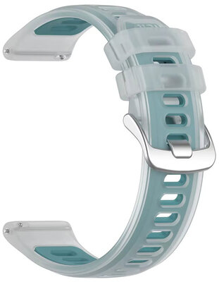 Silikonowy pasek Ricardo 20mm (pro Garmin Forerunner 570 (42mm) aj.), niebieski, Quick Release
