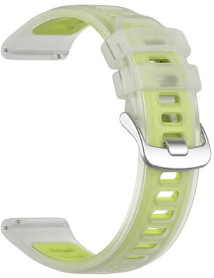 Silikonowy pasek Ricardo 20mm (pro Garmin Forerunner 570 (42mm) aj.), żółty, Quick Release
