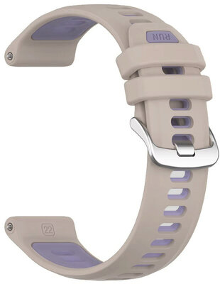 Silikonowy pasek Ricardo 22mm (pro Garmin Forerunner 970 aj.), beżowy V2, Quick Release