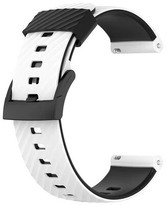 Silikonowy pasek Ricardo 24mm (pro Garmin Venu X1), biały, Quick Release