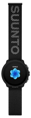 Pasek tekstylny Suunto 22mm, czarny, rozmiar S/M + M/L