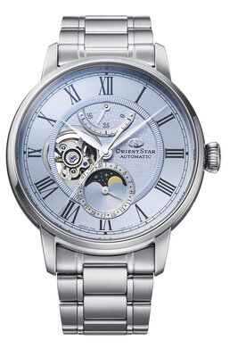 Orient Star Classic M45 F7 Moon Phase Open Heart Automatic RE-BT0007L00B Limited Edition 190pcs (+ zamienny pasek)