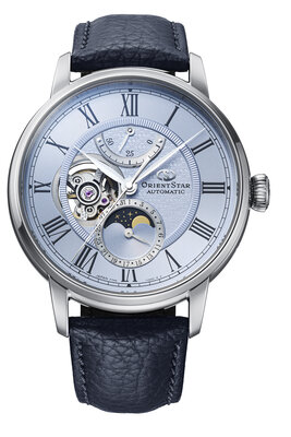 Orient Star Classic M45 F7 Moon Phase Open Heart Automatic RE-BT0007L00B Limited Edition 190pcs (+ zamienny pasek)