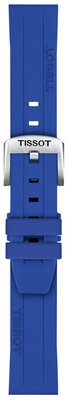 Silikonowy pasek T852.051.023 18mm, niebieski, Quick Release