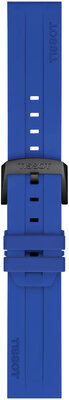 Silikonowy pasek Tissot T852.050.991 22mm, niebieski, Quick Release