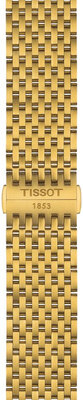 Stalowa bransoleta Tissot T852.049.487 20mm, złoty, Quick Release