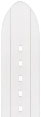 Pasek silikonowy Hirsch Jelly L 40818800-2, biały, długość L