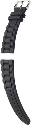Pasek silikonowy Hirsch Jelly L 40818850-2, czarny, długość L