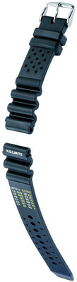 Silikonowy pasek Hirsch Pro Diver XL 40908850-2, czarny, długość XL