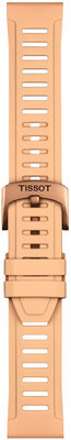 Silikonowy pasek Tissot T852.050.298 21mm, beżowy