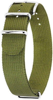 Pasek tekstylny Hirsch Rush Recycle XL 40536040-2, zielony, długość XL