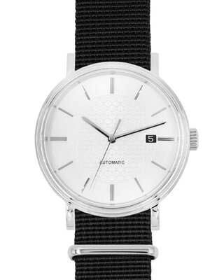 Pasek tekstylny Hirsch Rush Recycle XL 40536050-2, czarny, długość XL