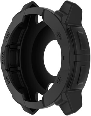 Osłona ochronna (pro Garmin Instinct 3, 45mm), plastikowy, czarny