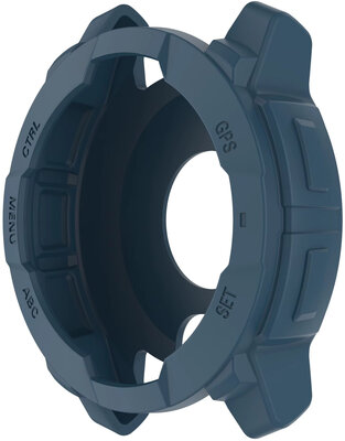Osłona ochronna (pro Garmin Instinct 3, 45mm), plastikowy, niebieski