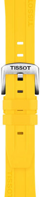 Silikonowy pasek Tissot T852.050.994 20mm, żółty, Quick Release