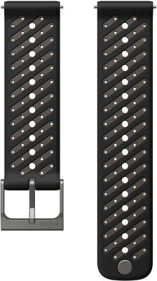Silikonowy pasek Suunto 22mm (pro Suunto Athletic 8), czarny, Quick Release, rozmiar S+M