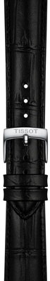 Skórzany pasek Tissot T852.051.027 18mm, czarny, Quick Release