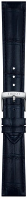 Skórzany pasek Tissot T852.051.029 18mm, niebieski, Quick Release