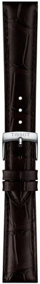 Skórzany pasek Tissot T852.051.032 18mm, brązowy, Quick Release